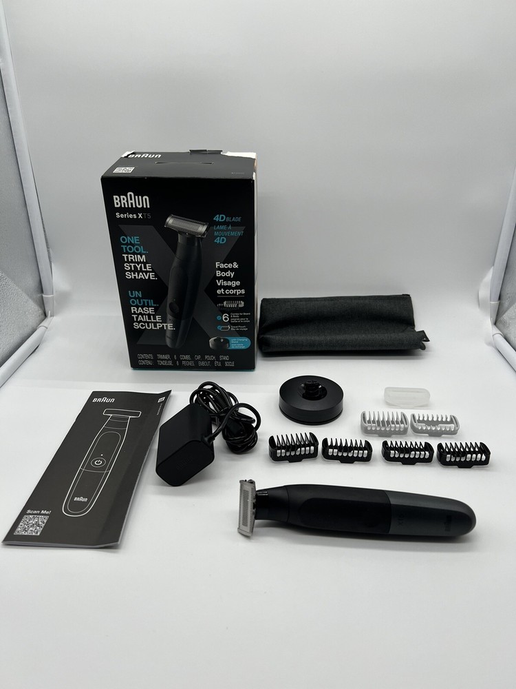 Braun Series XT5 5300, Hybrid Electric Mens Trimmer for Face & Body ( R2(22)