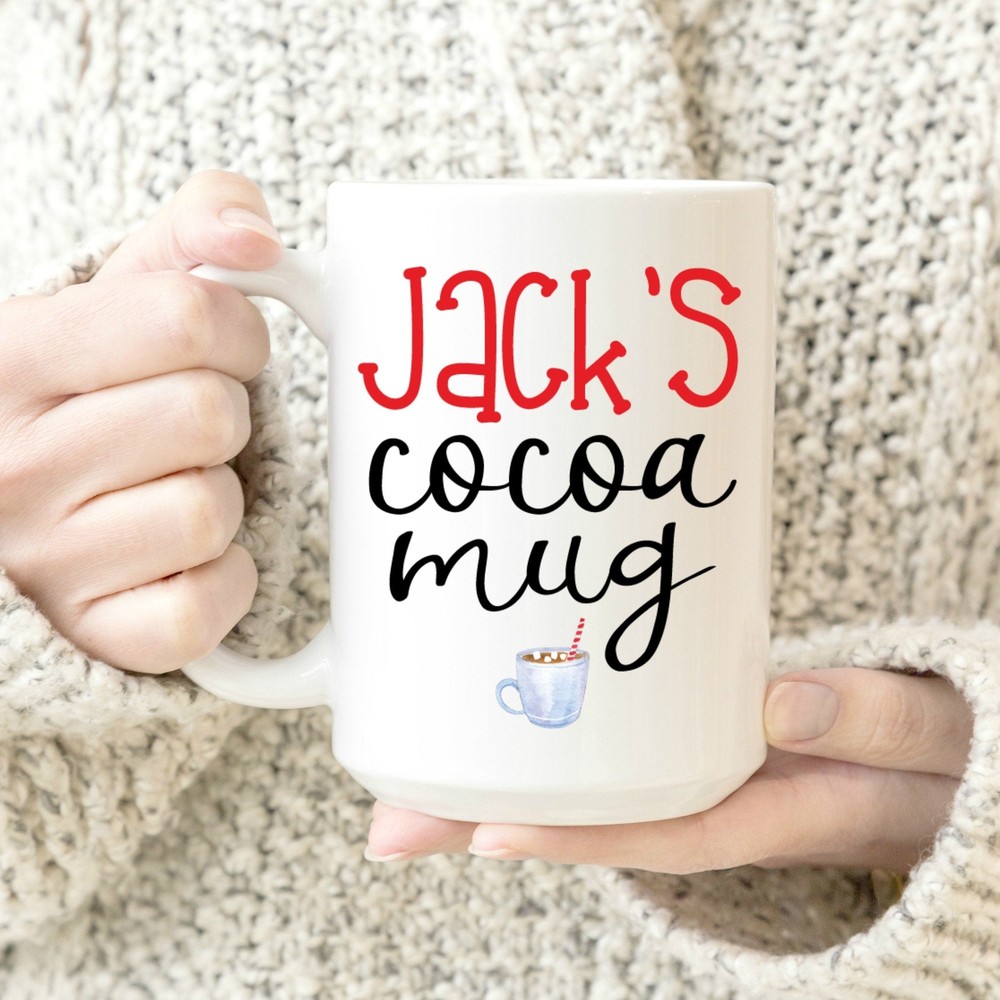 Custom Cocoa Mug Christmas Movie Coffee Mug Holiday Mug Hot Chocolate