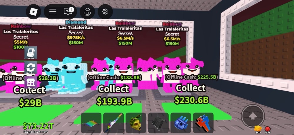 Trading Las Tralaritas 6.5m Rare to Get Rainbow Super Good and Much More