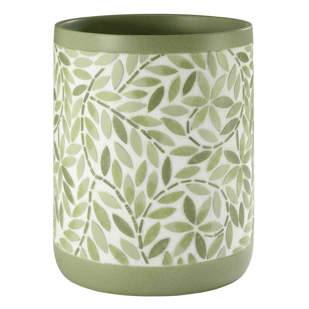 Accessories Bathroom Essentials, Wastebasket, Green