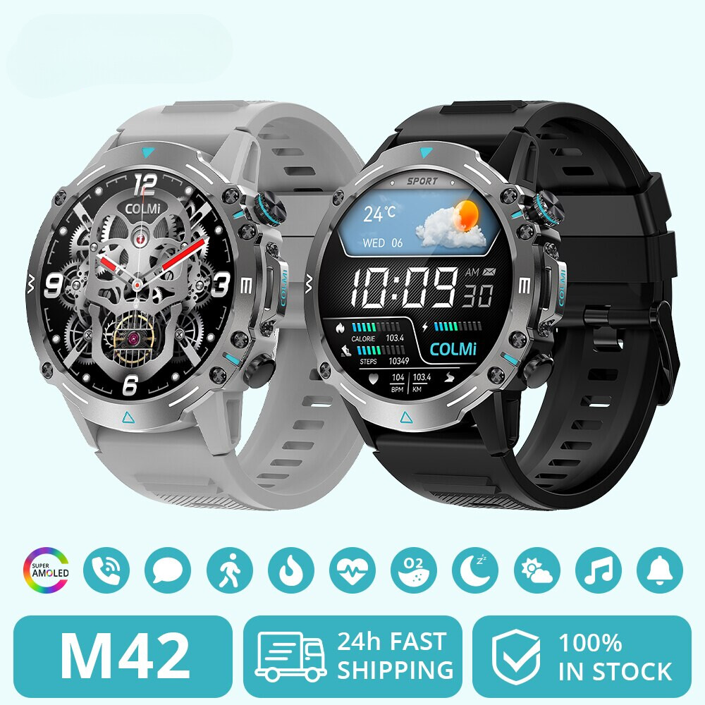 New Smartwatch Display Sports Modes Voice Calling Military Grade Toughness Watch