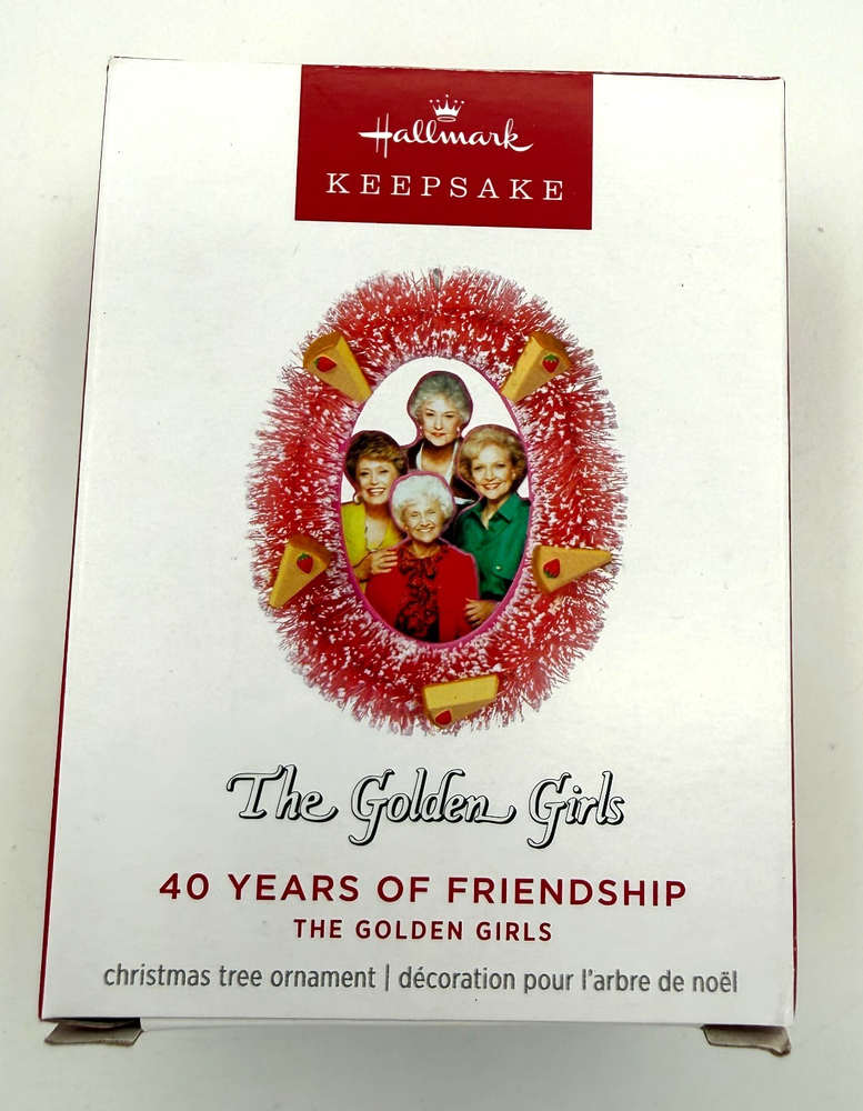 Hallmark Keepsake The Golden Girls 40 Years of Friendship Ornament