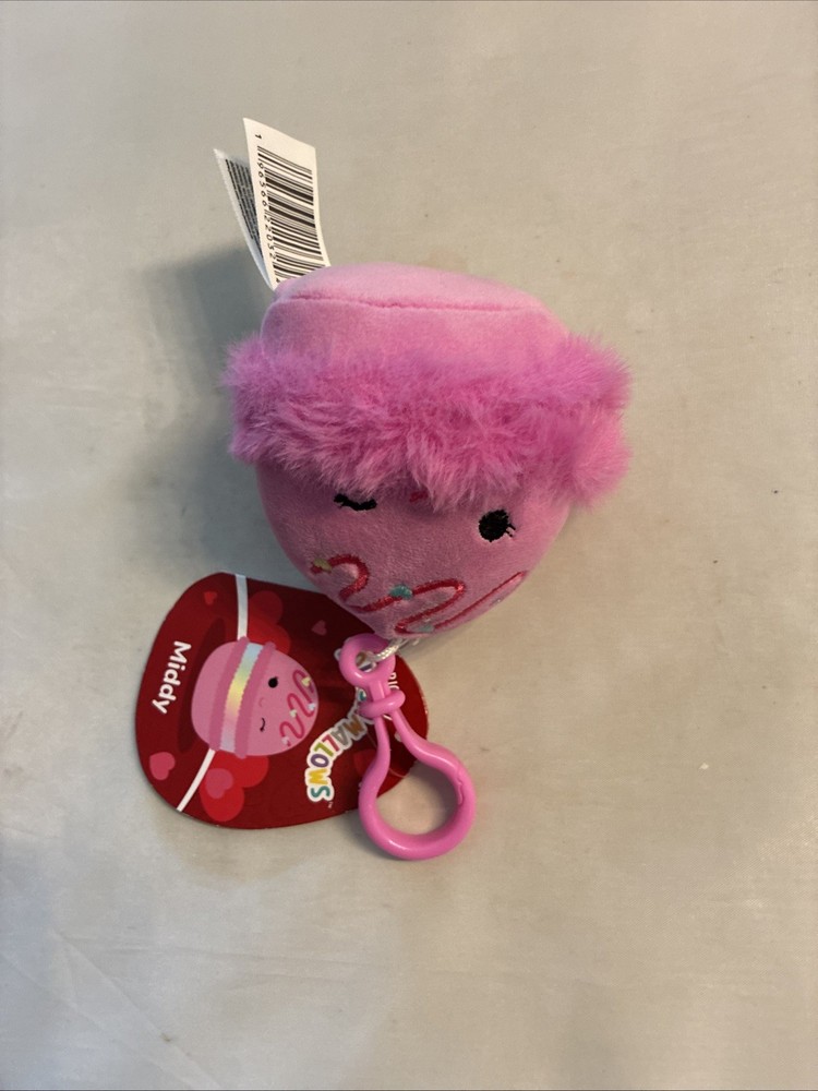 Squishmallows 14 Inch Middy Macaron Pink Plush Valentine Stuffed Animal with Tag