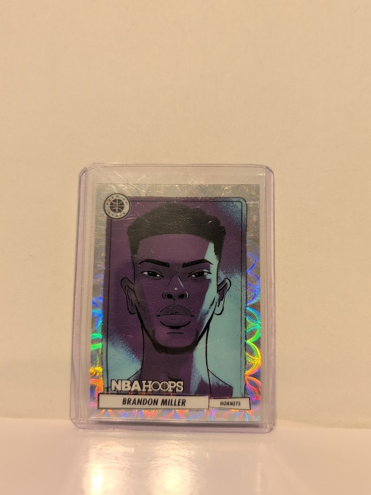 Panini Hoops Premium Stock Brandon Miller Presentations 16 Prizm RC SSP Hornets