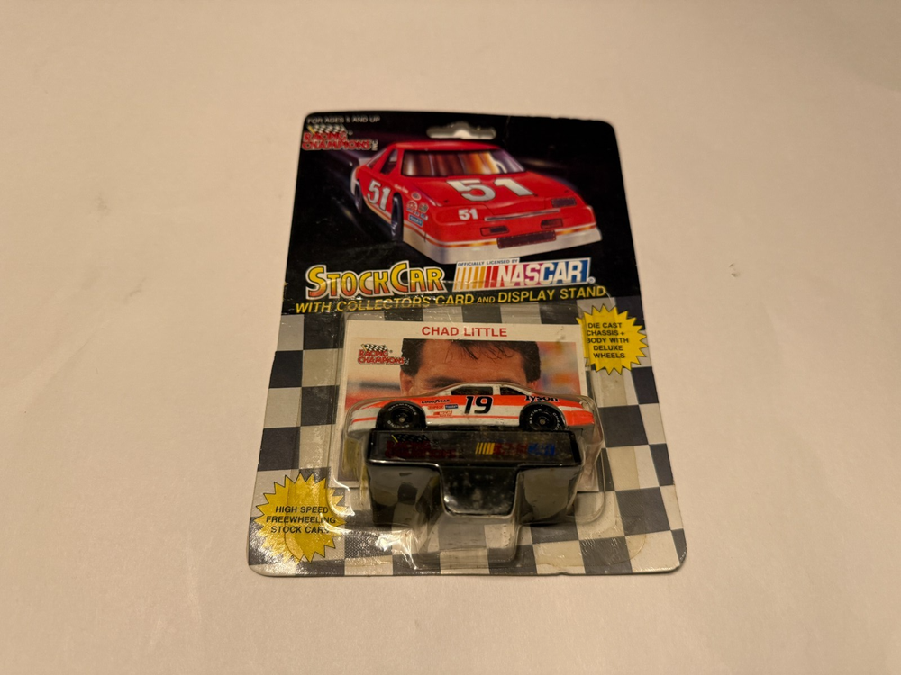 1991 Chad Little #19 Tyson NASCAR 1:64 Scale Diecast Stock Car