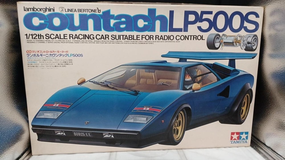 1/12 Tamiya Lamborghini LP500S Counterac Rare Vintage Model Kit from Japan