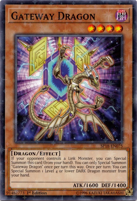 Gateway Dragon SP18-EN025 Starfoil Rare 1st Edition NM English