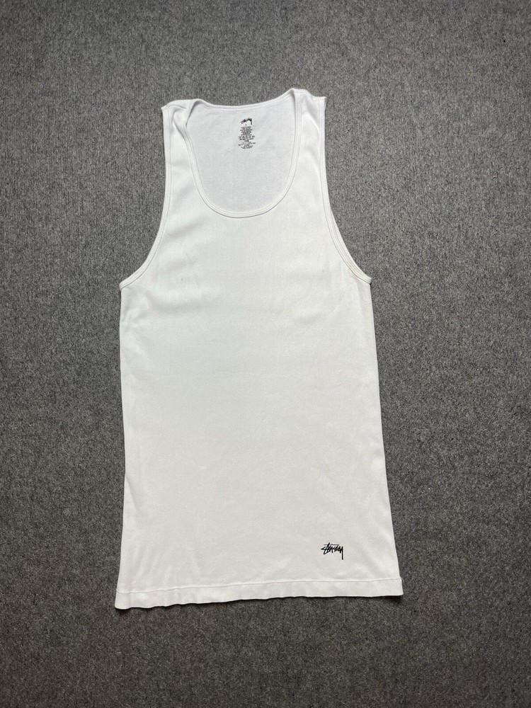 Stussy Men's Graphic Logo Tank Top Casual Streetwear