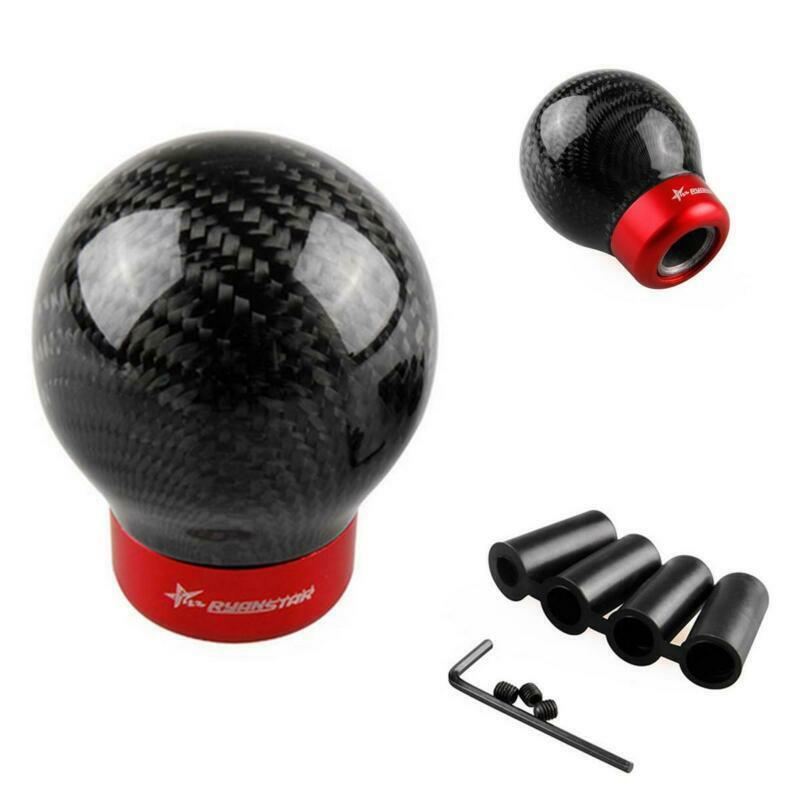 Universal Carbon Fiber Manual Gear Shift Knob for Cars