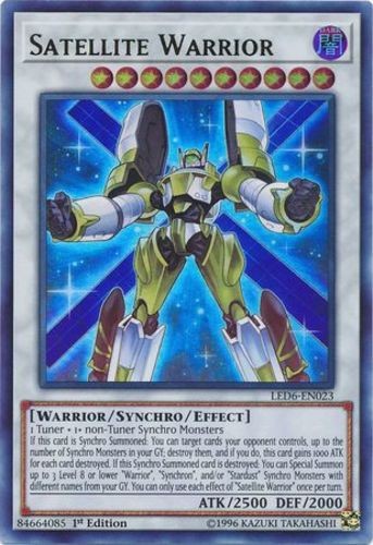 Satellite Warrior LED6-EN023 Ultra Rare 1st Edition NM Legendary Duelists