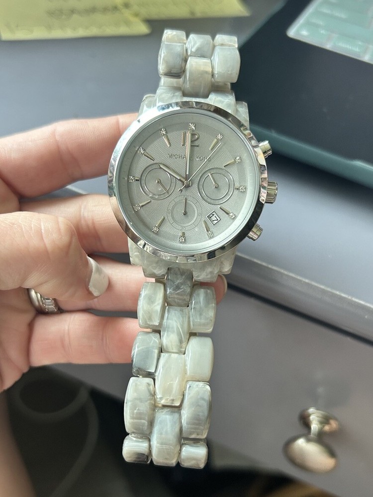 MK6310 - Michael Kors - Audrina Grey - Acetate Chronograph Quartz - 43mm