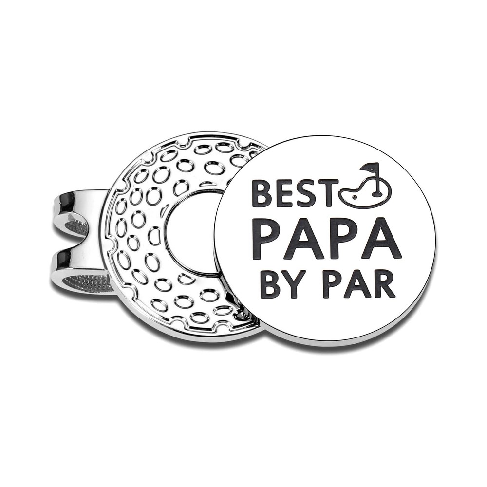 Fathers Day Decorations Dad Ball Marker Hat Cap Clip Golf Accessories Gadgets...-image