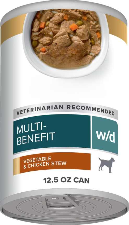 w/d Multi Benefit Vegetable & Chicken Stew Wet Dog Food 6 cans 12.5 oz