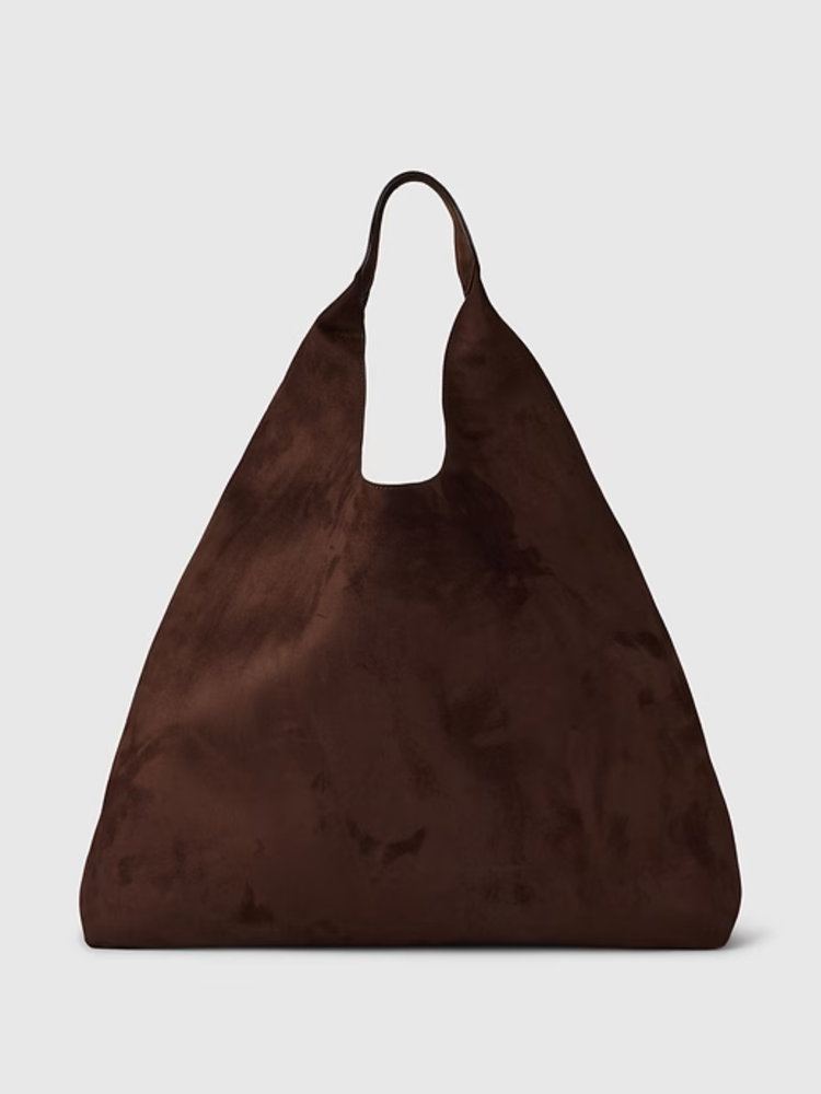 [FLASH SALE] Vegan Suede Slouchy Tote Bag-image