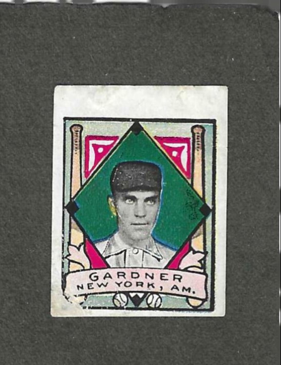 VINTAGE POSTER STAMP- BASEBALL -IMAGE OF GARDNER NEW YORK,AM