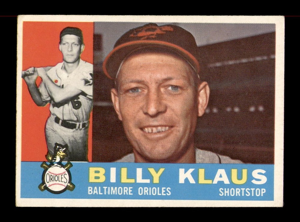 1960 Topps Set Break #406 Billy Klaus EX *OBGcards*