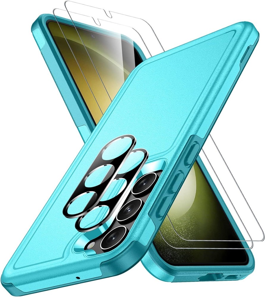 Designed for Galaxy S23 Case, [10 FT Military Grade Drop Protection], 2 Pack [Te