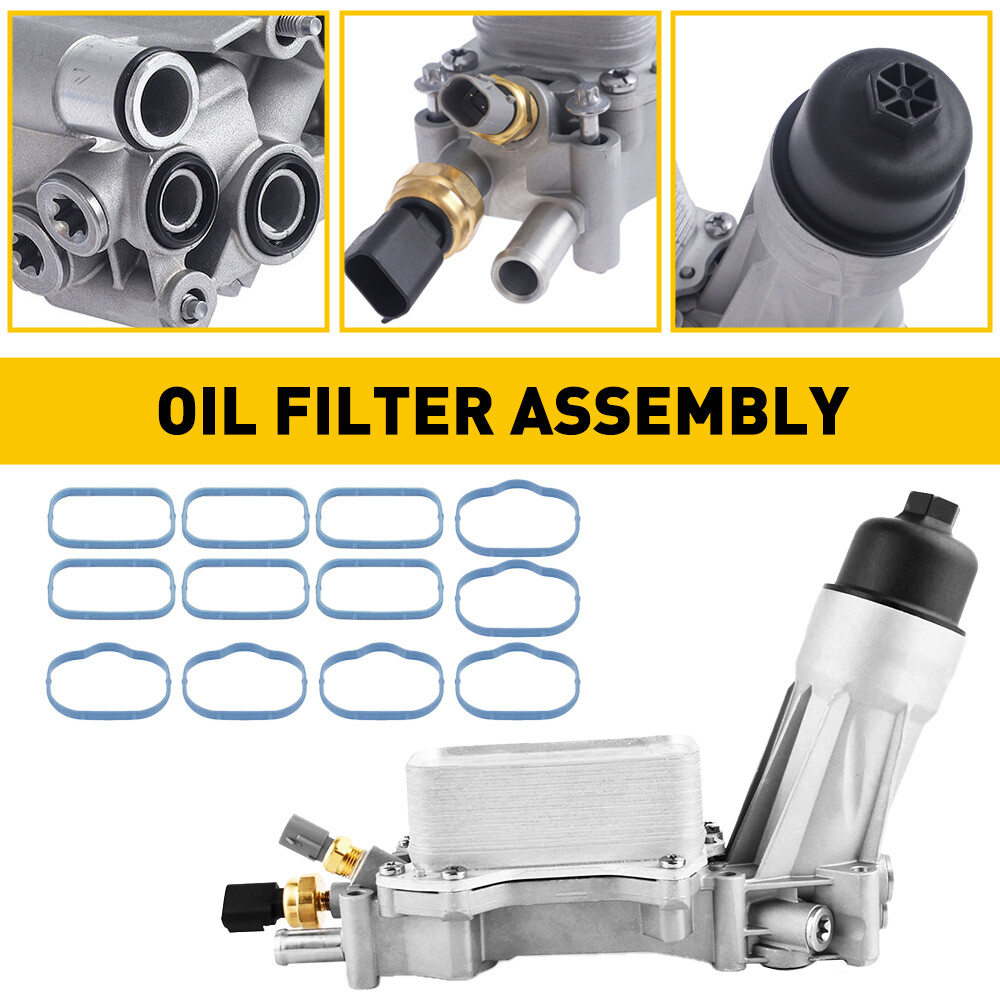 High-Performance Aluminum Oil Cooler & Filter Housing Adapter for Chrysler Dodge Jeep 3.6L V6 Engine  