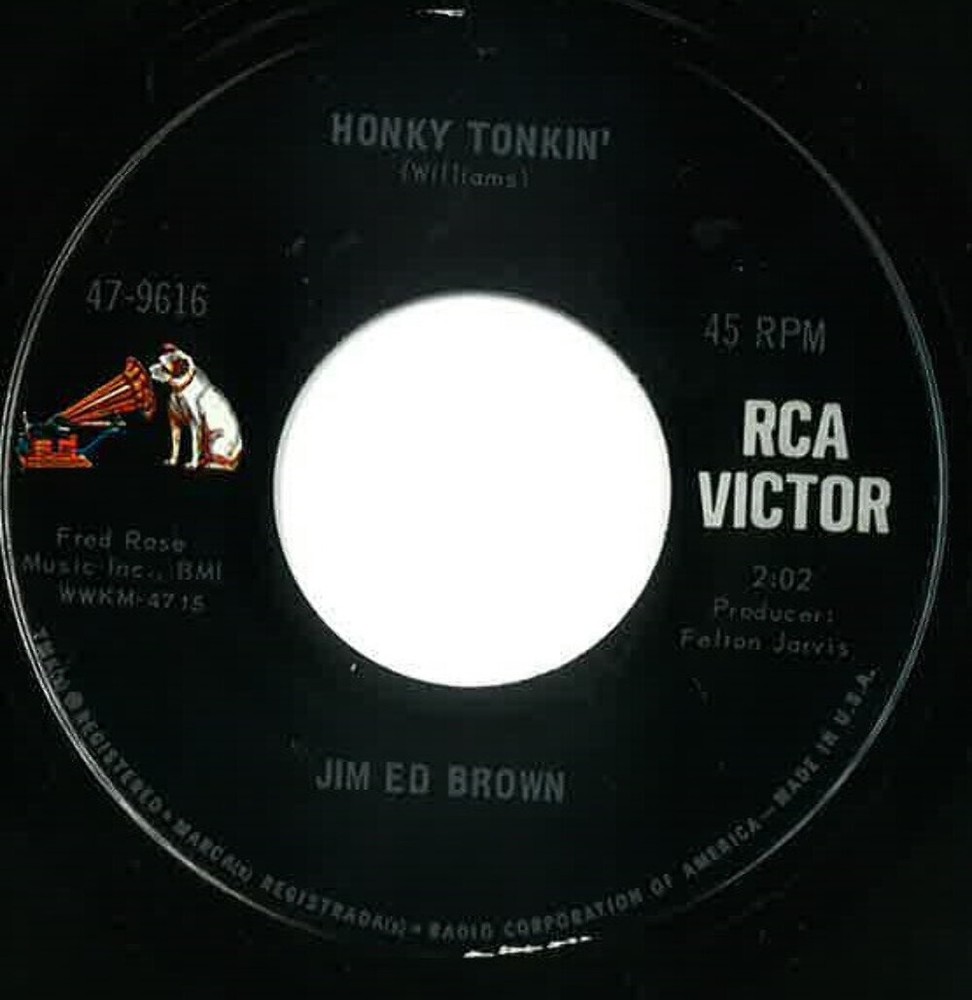 Jim Ed Brown - Honky Tonkin' - RCA Victor - 47-9616 - 7