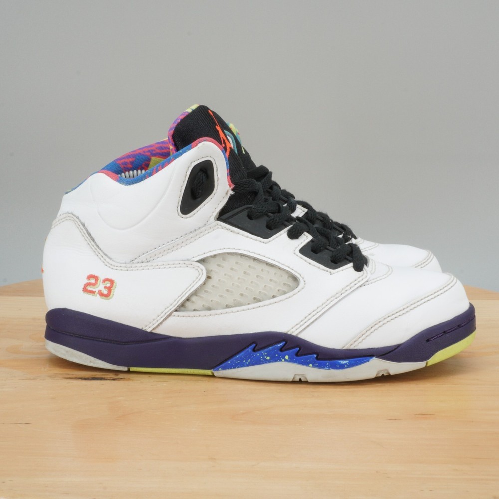 Nike Air Jordan 5 Retro Kids Size 3Y Alternate Bel-Air Shoes Athletic Sneakers