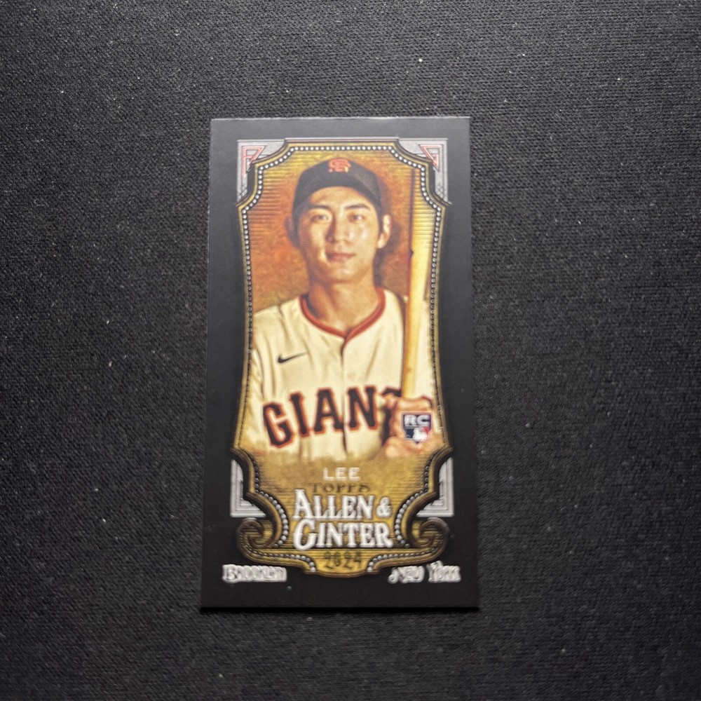 2024 Topps Allen & Ginter JUNG HOO LEE RC Mini Black Border #269 SP Rookie