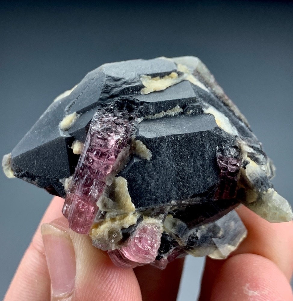217 Carat  Tourmaline Crystals with Qurtaz From Afghanistan