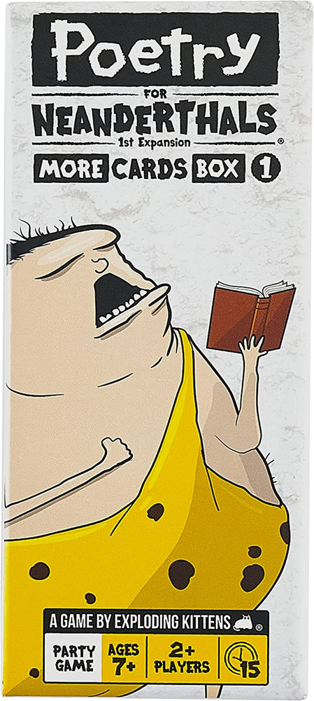 Presents Poetry for Neanderthals Expansion Pack - 500 Double Sided Cards - More