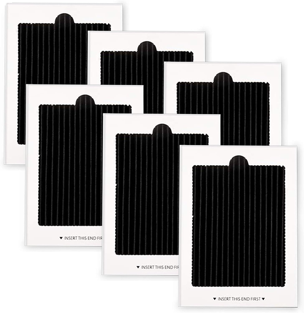 Refrigerator Air Filter Replacement 6 Pack - Carbon Activated Filter Compatible