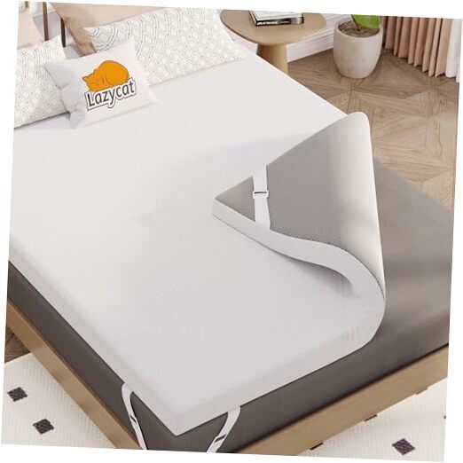 Size Mattress Topper,Memory Foam Mattress Bed with Removable & Twin 3 Inch