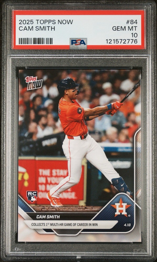 CAM SMITH ROOKIE TOPPS NOW CARD 84 MULTI HOME RUN GAME