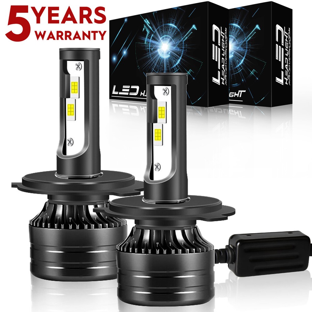 H4 LED Headlight Bulbs for 1997-04 Toyota Tacoma Hi/Lo Beam F5QHC