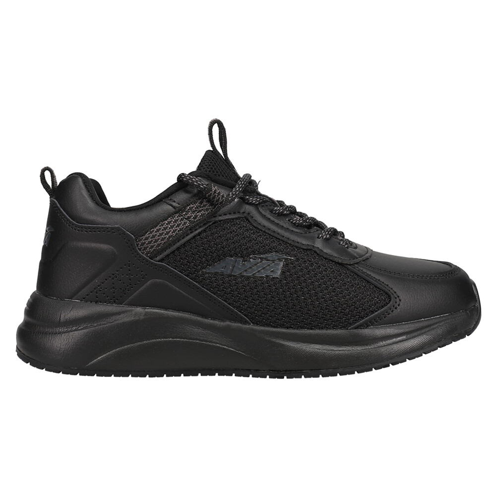 Avia AviCanyon Sr Slip-Resistant Soft Toe Womens Black Safety Work Shoes