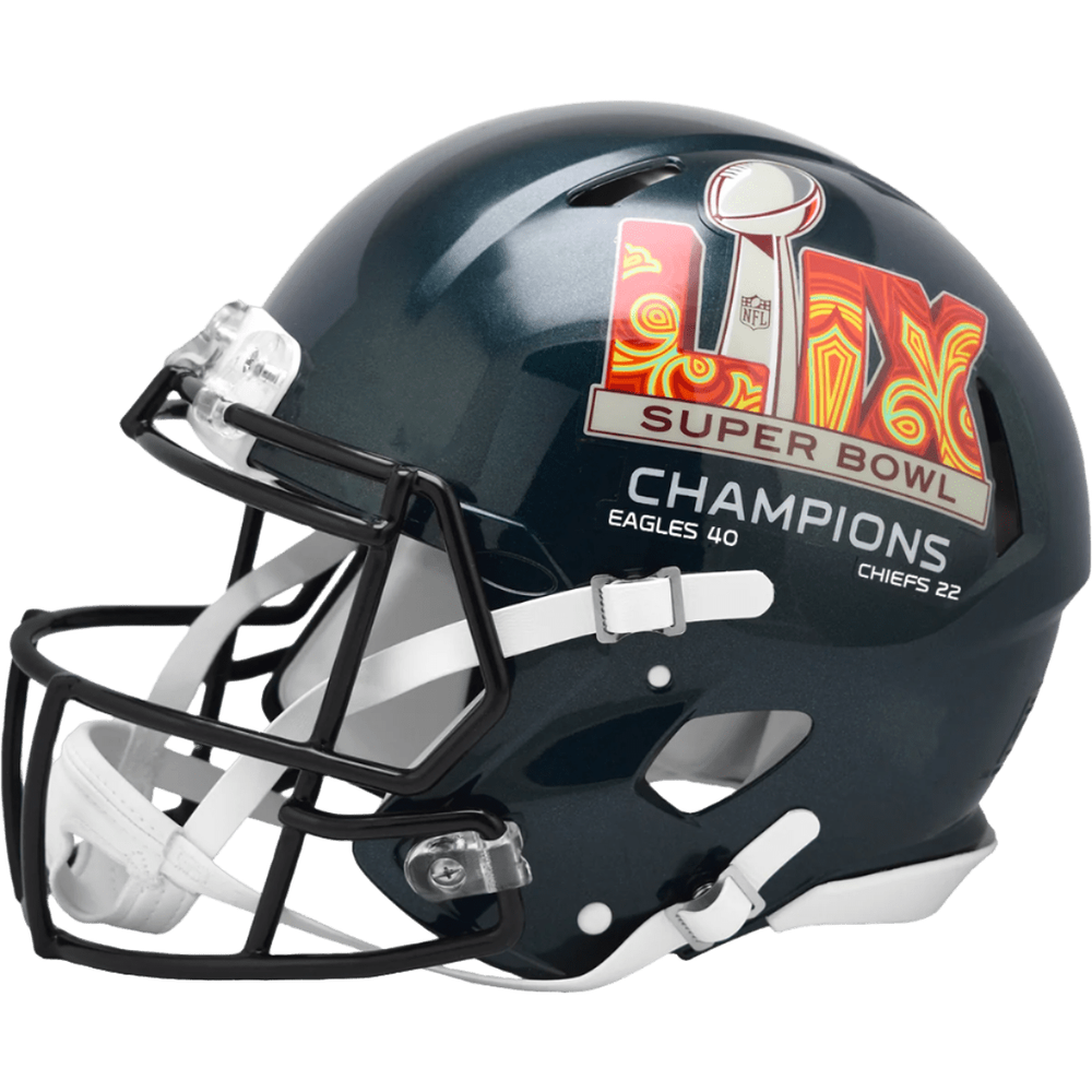 Presale Philadelphia Eagles Super Bowl 59 Champions Riddell Replica Helmet-image