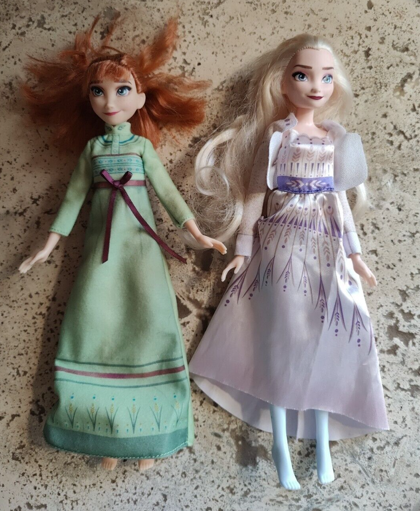 Disney Frozen Elsa & Anna 10.5-inch Hasbro 2018 Doll Set  