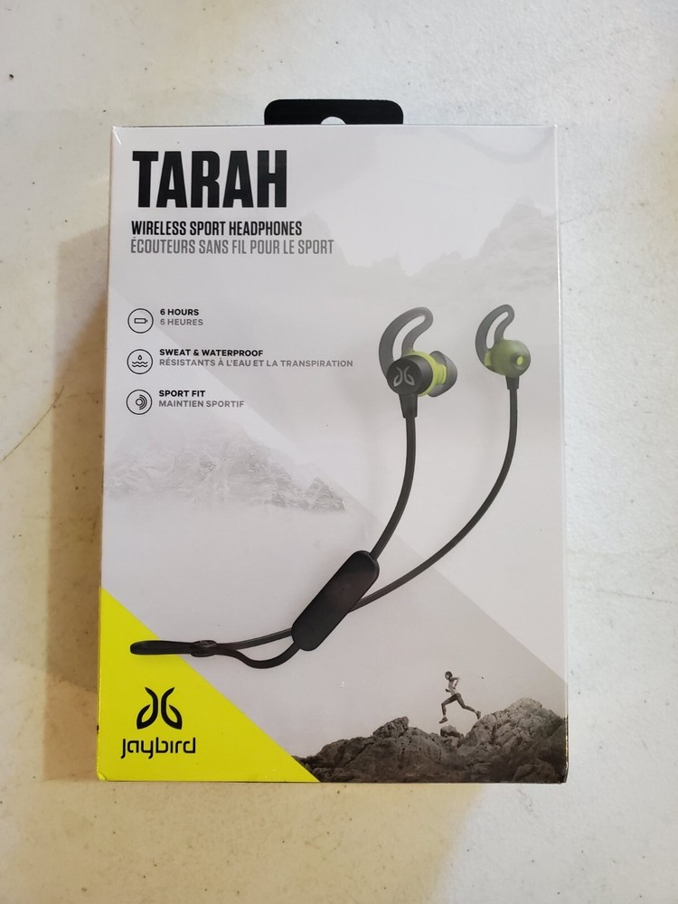 Jaybird Tarah Black Metallic Flash Bluetooth Wireless Sport Headphones