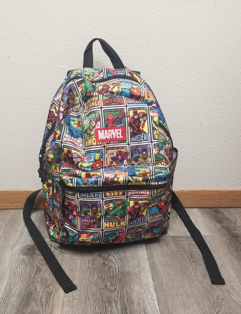 Marvel Super Hero Backpack Black Panther Thor Dr. Strange DareDevil Iron Man 15