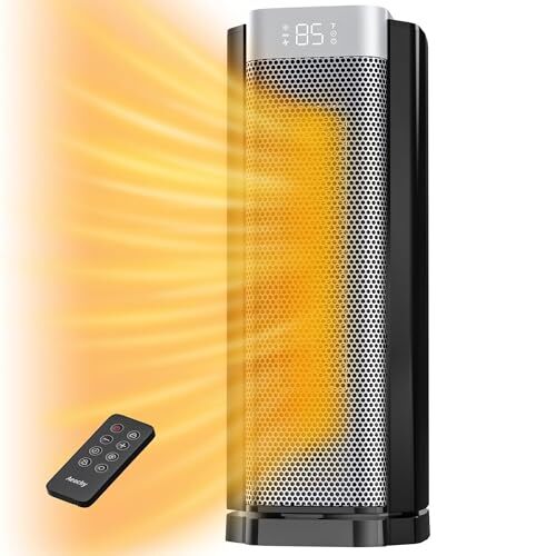 3rd-Gen Zero-Odor Space Heater with AI Thermostat, 1500W PTC Heaters for Indo...