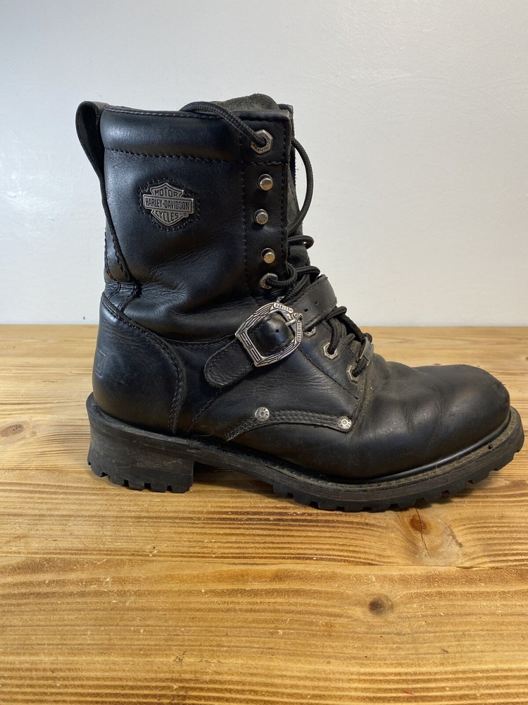 Harley Davidson Fury Trunk Leather Motorcycle Boots Men’s Size 9