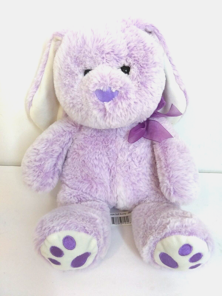 Stuffed Animal Plush Bunny Rabbit Purple Soft Floppy Ears For Easter Or Gift 10