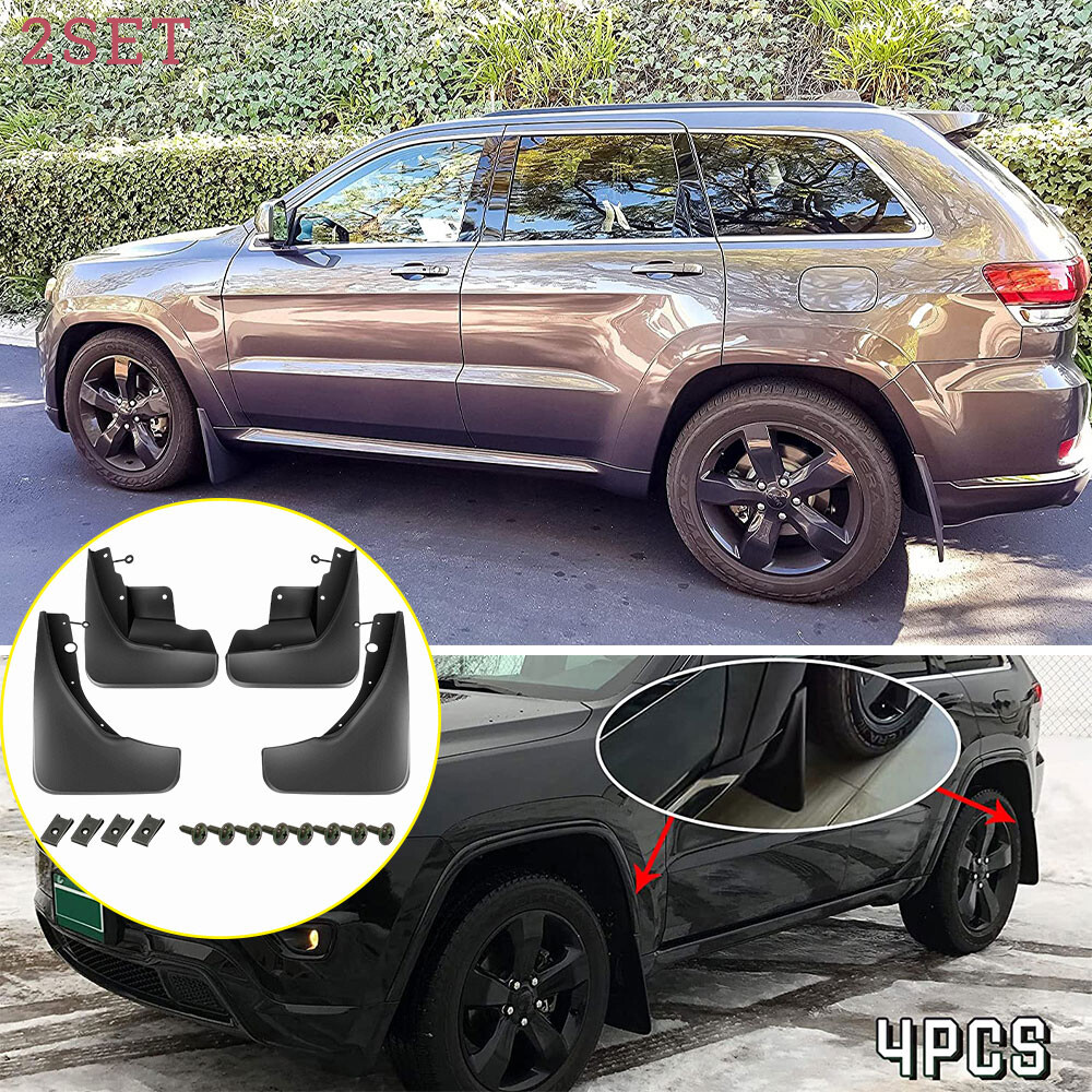 2set Set Mud Flaps Splash Guards for Jeep Grand Cherokee WK2 2011-20 Front & Rea