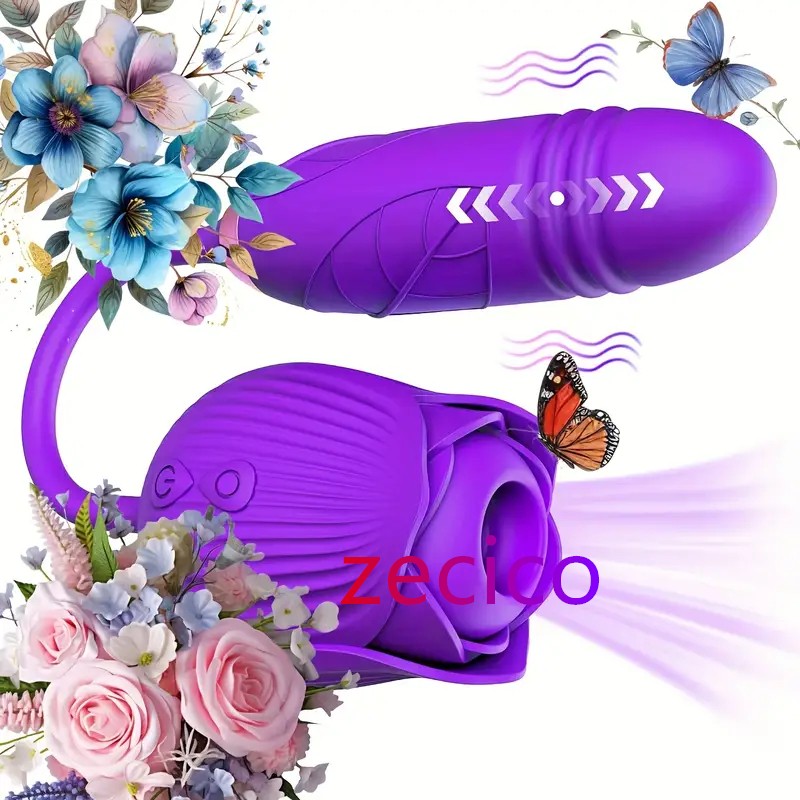 Rose Massager, Strong Vibration, Water Resistant, 10 Settings, Rechargeable NEW