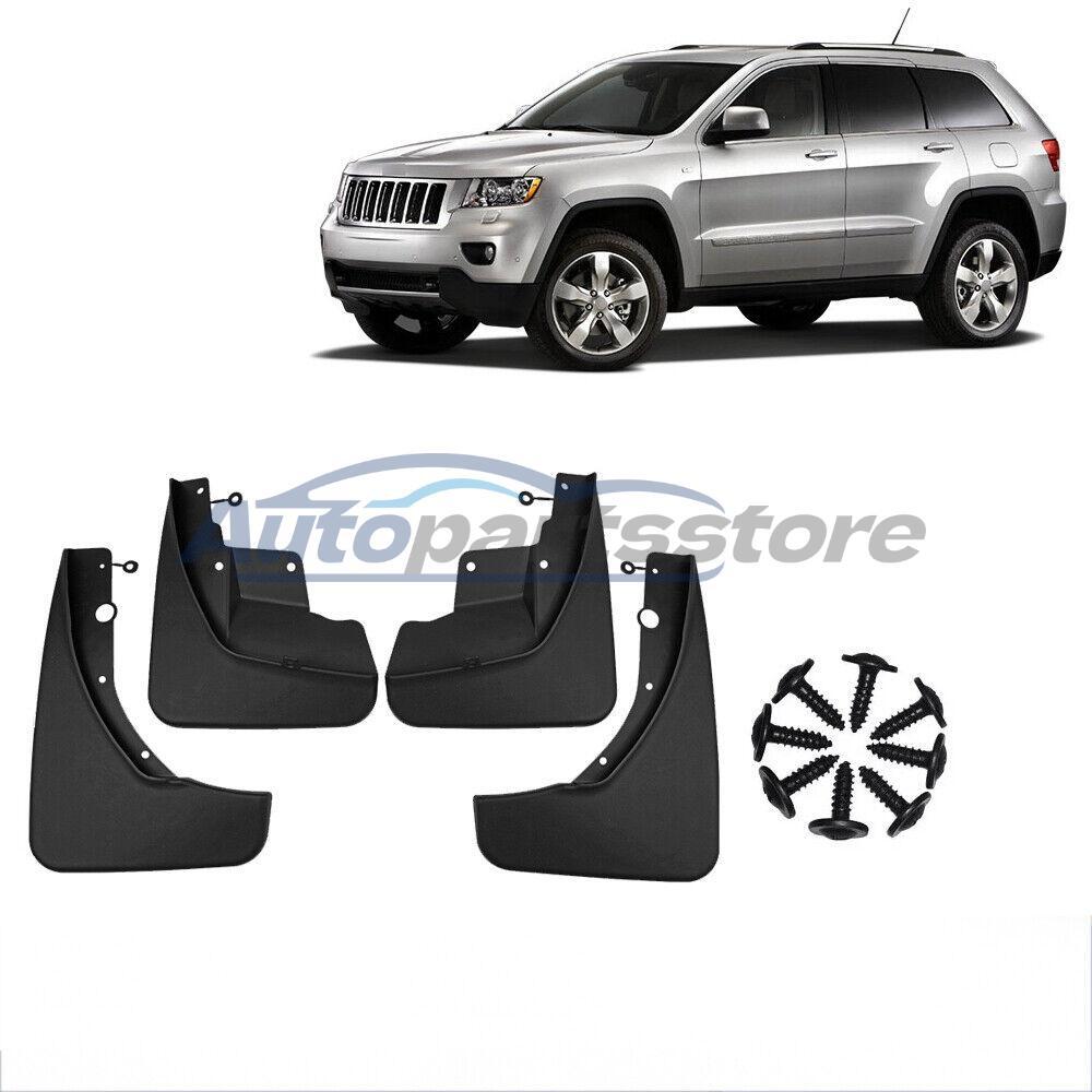 4X Front Rear Splash Fender Mud Flaps Guards For Jeep Grand Cherokee 2011-2021