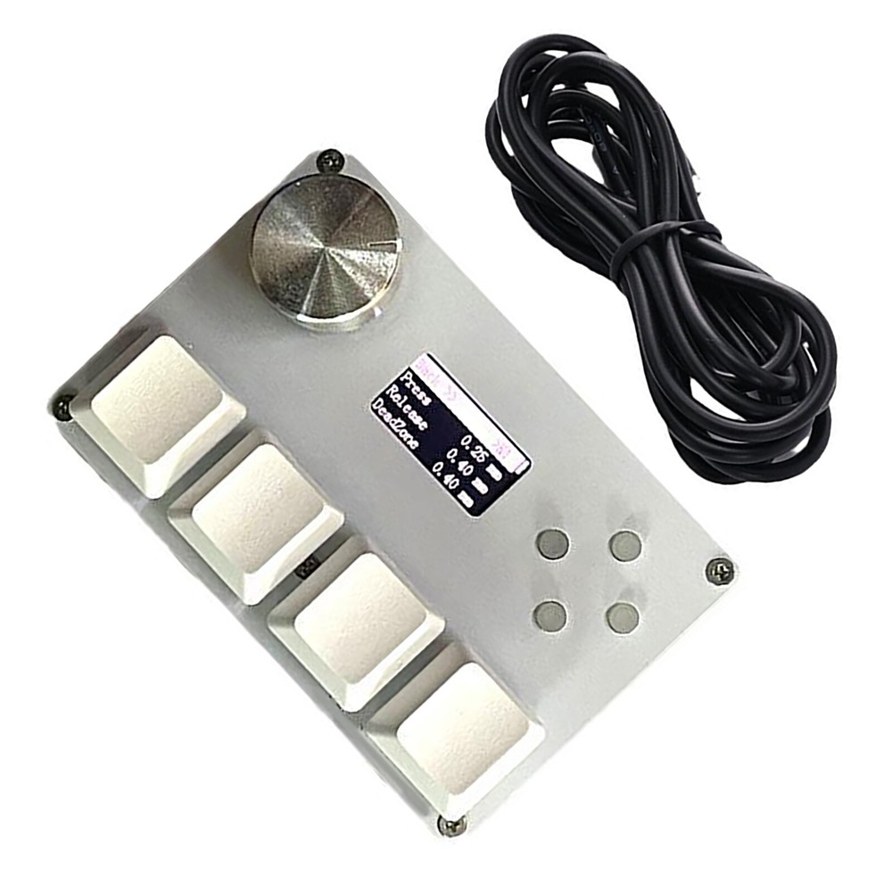 Color Screen Rapid Trigger Programmable Mechanical Keypad with Knob Gaming Keyboard