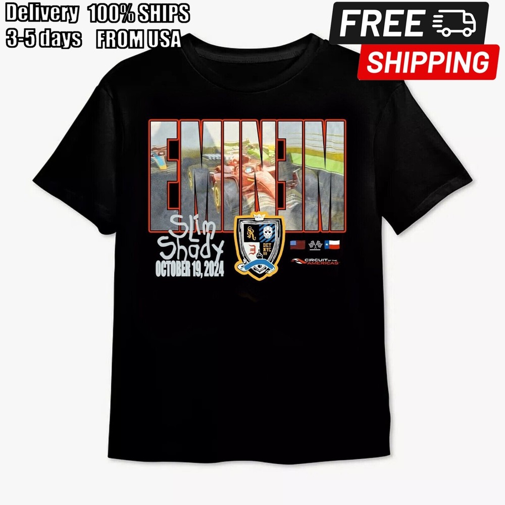 Eminem X Circuit Of The Americas X F1 T-Shirt, Unisex All Size