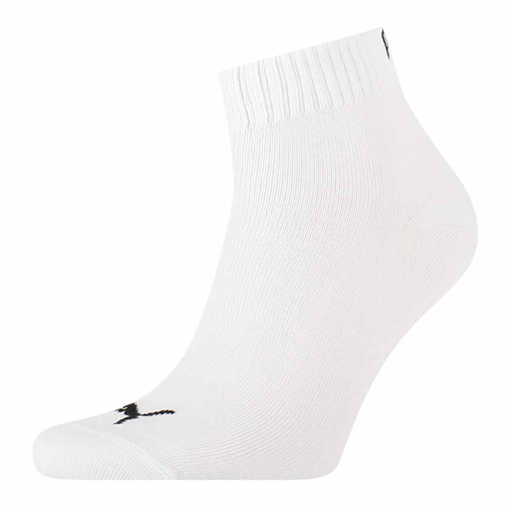Puma Basic Quarter Socks Mens White Socks 90675304