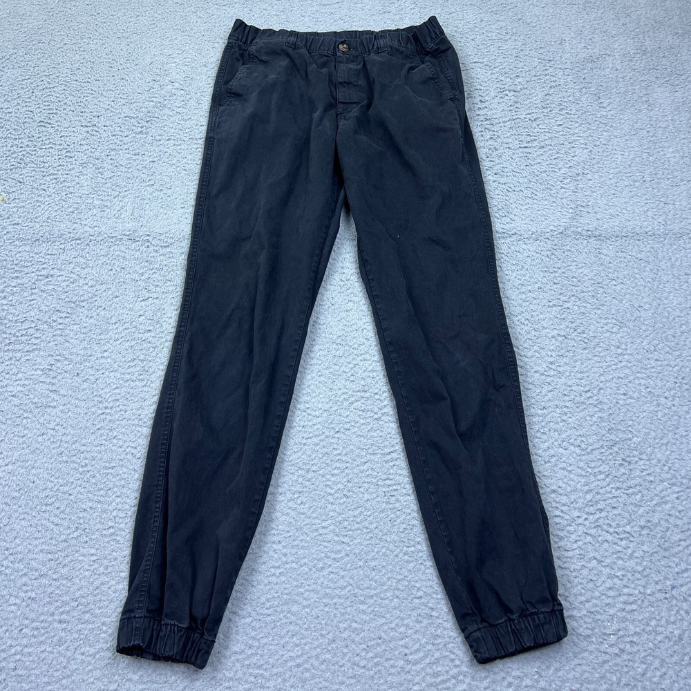 Bearbottom Stretch Jogger Mens MT Tall Black Cuffed Chino Outdoor Pants 28x31