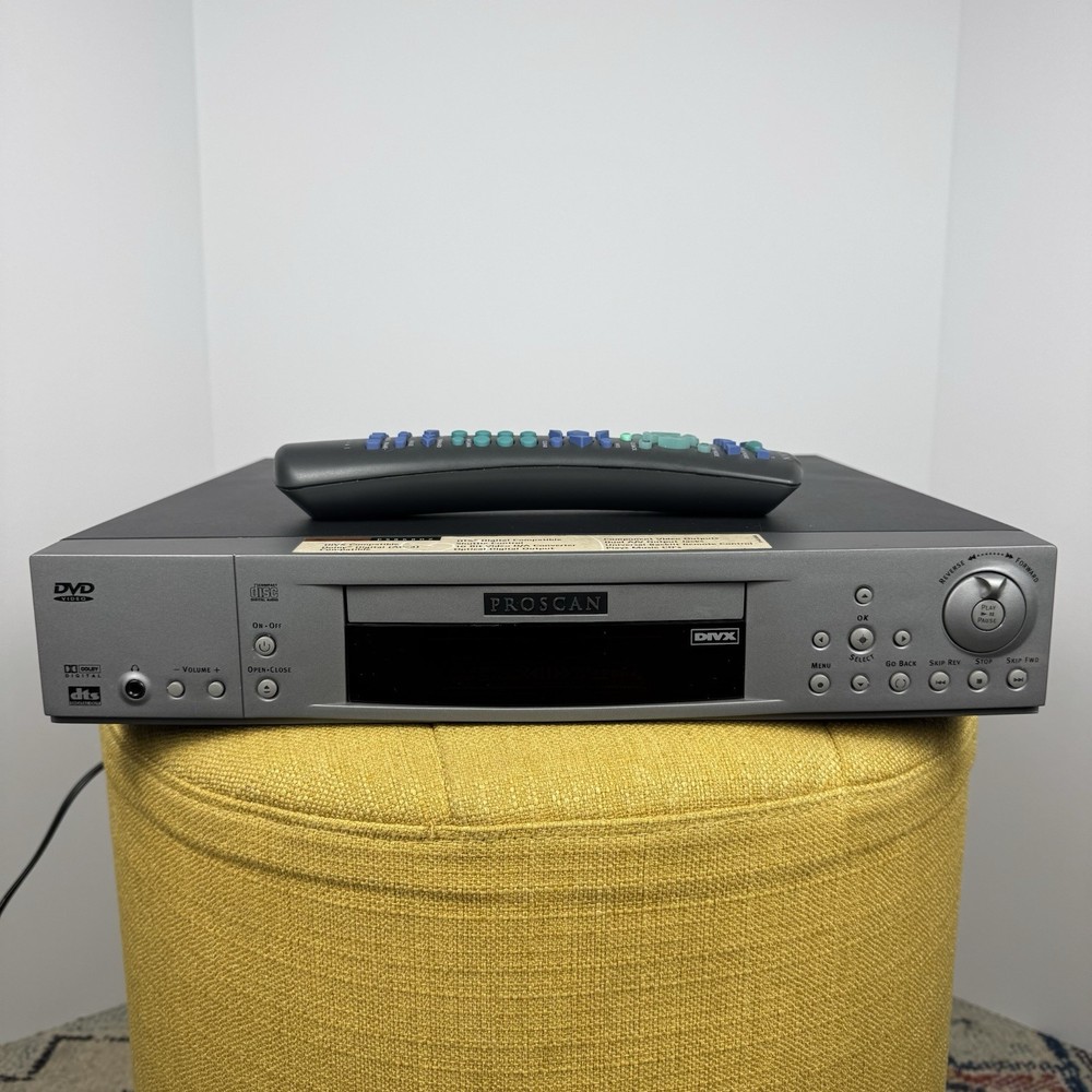 Vintage ProScan PS8680Z DVD Player with DIVX DTS Dolby Remote Tested Works
