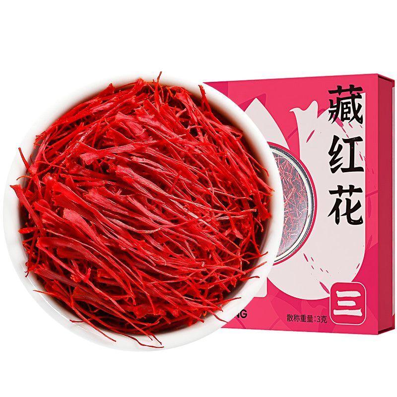 3g Natural Wild Saffron Origin Organic Red Saffron Health Care Herbal Flower Tea
