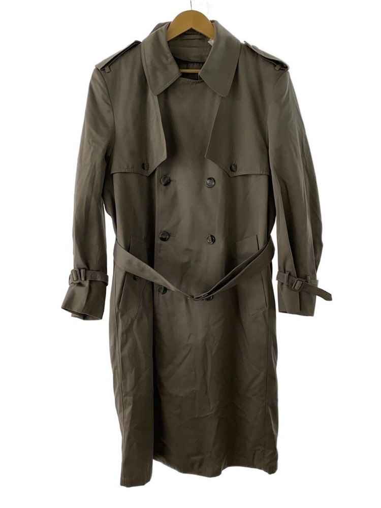 London Fog Trench Coat/40/Cotton/Brw/Plain 2733