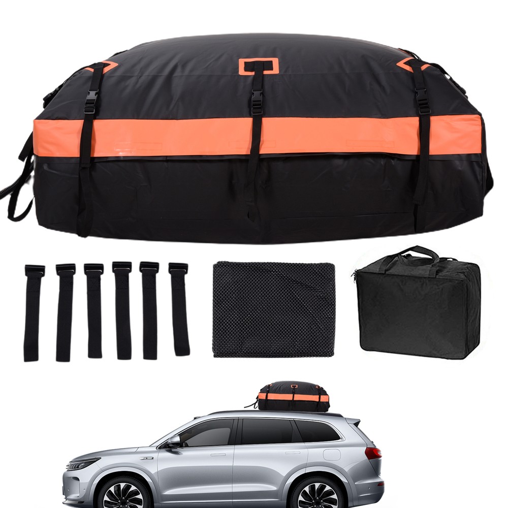 28 Cubic Car Roof Top Rack Cargo Carrier Bag Luggage Storage Waterproof For SUV
